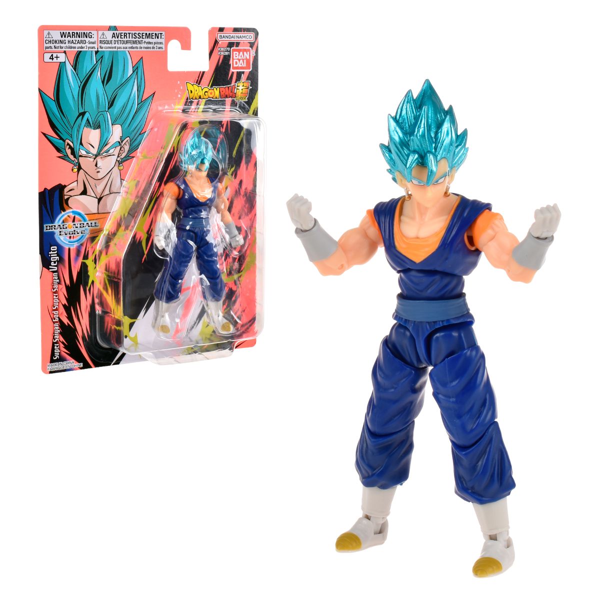 Figura 13 Cm. Articulada Dragon Ball De Bandai - Super Saiyan God Vegito